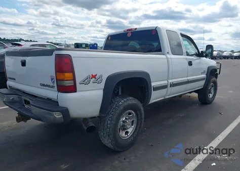 2001 Chevrolet Silverado 2500Hd Ls из США, поврежденный, VIN 1GCHK29181E277231